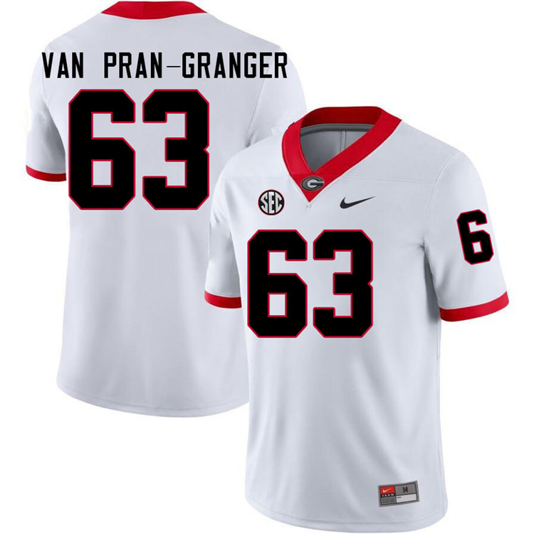 Sedrick Van Pran-Granger Georgia Jersey,University Of Georgia Bulldogs Football Jersey,Uniforms,Gear